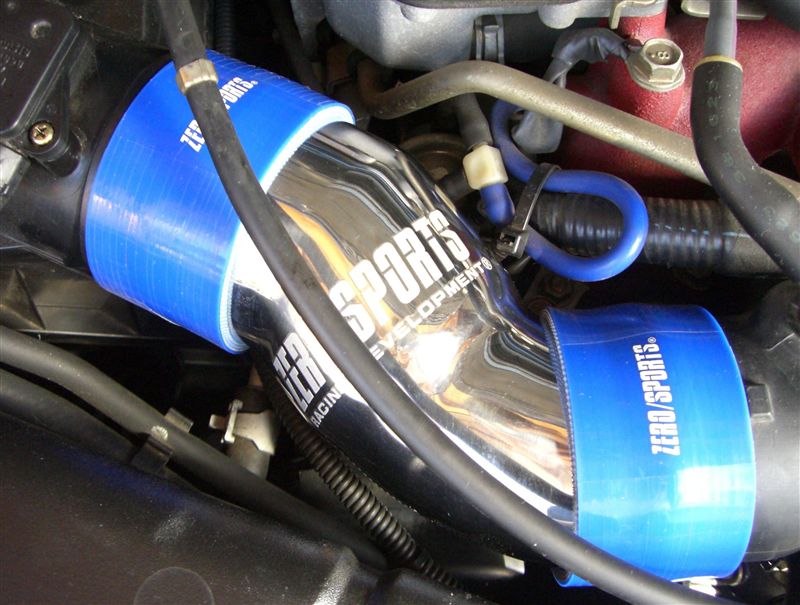 ZERO/SPORTS エアインテークパイプ Φ76 取り付け（スバル インプレッサ