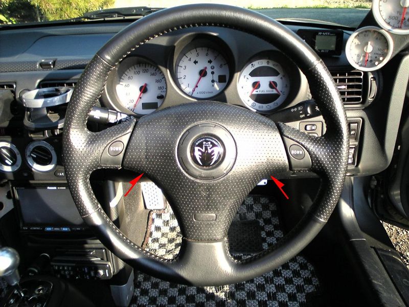 ステアリング交換＆パドルシフター取り付け（トヨタ MR-S・ZZW30）by