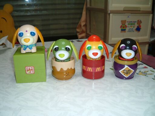 マックハッピーセットのお茶犬第1弾｜すてごんパパのブログ｜すてごん