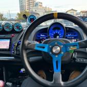 MOD.08 レザー/ブルースポーク momo(モモ)のステアリングの口コミ