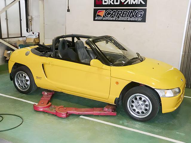 ホンダ ビート（PP1）にロールバーをお取り付けです。｜株式会社