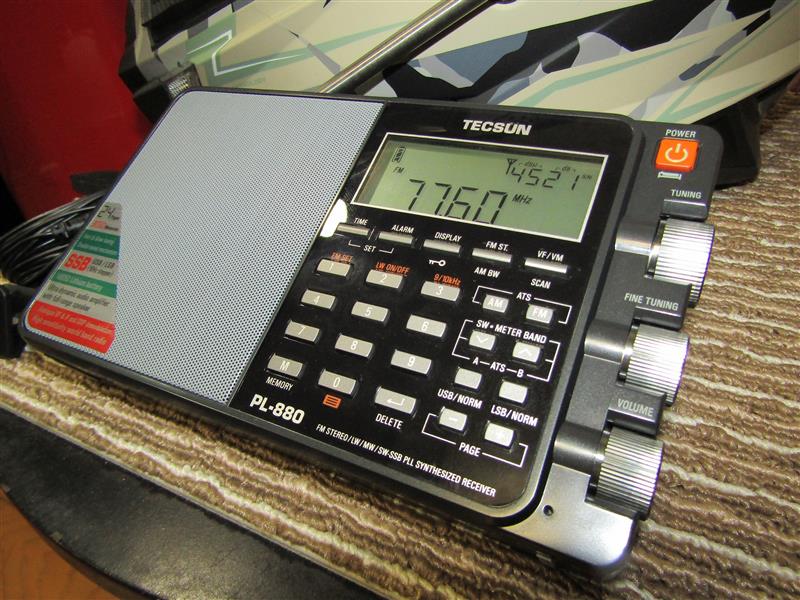 最新型BCL機TECSUN PL-880｜MONSTERの移動運用記のブログ｜MONSTERの