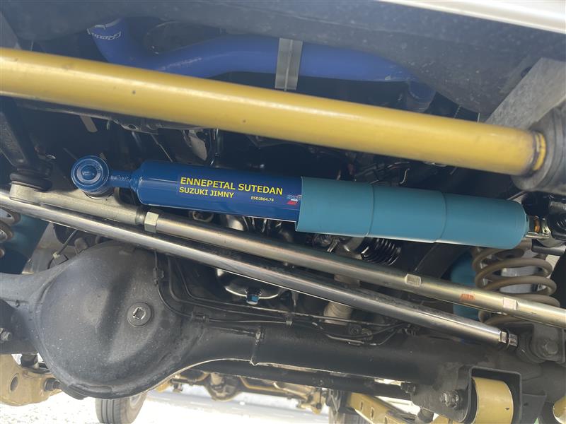 jb64流用 ステアリングダンパー取り付け。。。｜たっしゃんのブログ