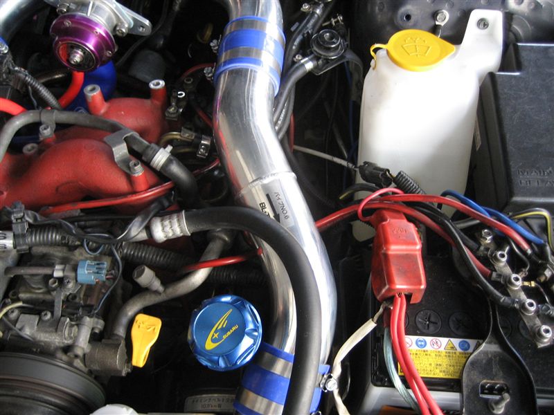 前置きインタークーラーにしてみた・・（スバル レガシィツーリング