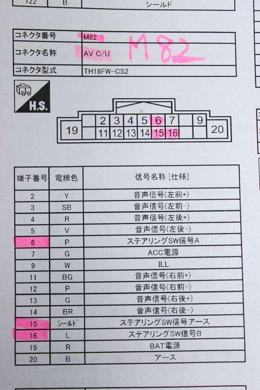 C26 セレナ ステアリングスイッチ ブラック【配線図付】 ステアリング