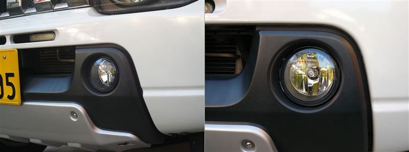 純正フォグ交換 JB23W-4 （ シビエ → Valeo ）（スズキ ジムニー）by