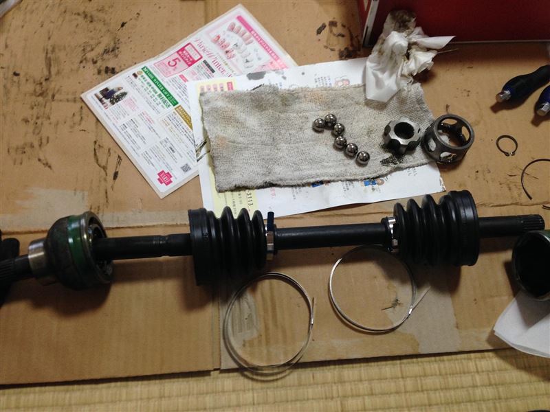 GC8 リアドライブシャフトブーツ交換（非分割式） ①（スバル