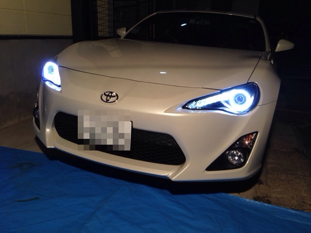 ヘッドライト イカリング取り付け(DIY)（トヨタ 86・ZN6）by tooooki