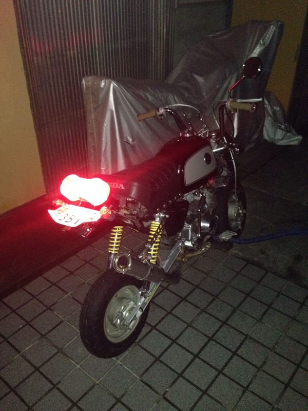 サンパチテール取り付け☆（ホンダ ゴリラ）by チャンタマ野郎 - みんカラ