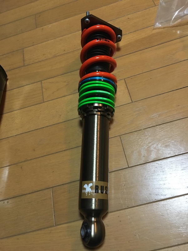 RUSH車高調MAQSスプリングバージョン＋326パワーヘルパースプリング