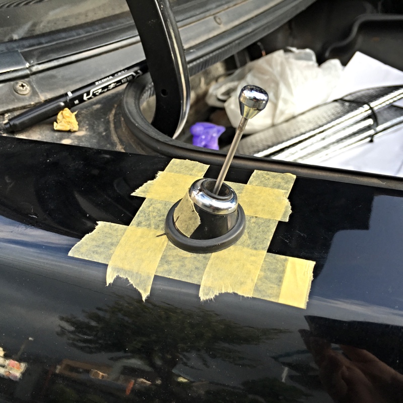 180SXのオートアンテナ流用（日産 シルビア・S13）by tomcat150sp