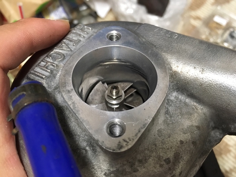 HT07タービン取り付けとそれに関わるもの①（スズキ Kei・HN11S/HN12S