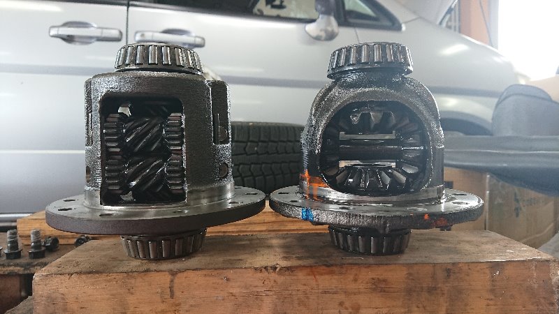 NA8C純正トルセンデフへ組み替え（マツダ ユーノスロードスター・NA