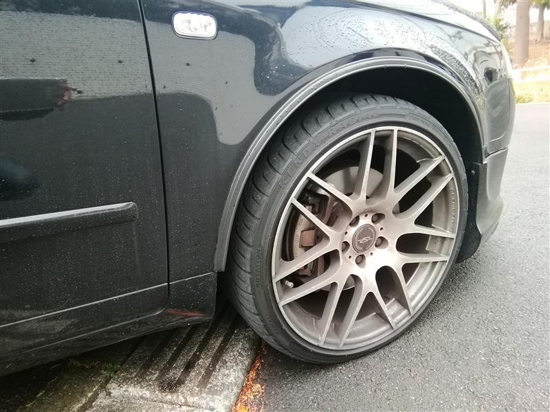 スタッドレスタイヤ・ホイール取付（アウディ A4 アバント (ワゴン