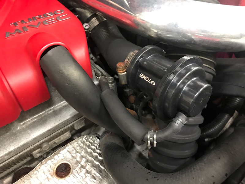 強化ブローオフバルブ交換（三菱 コルトラリーアートバージョンR