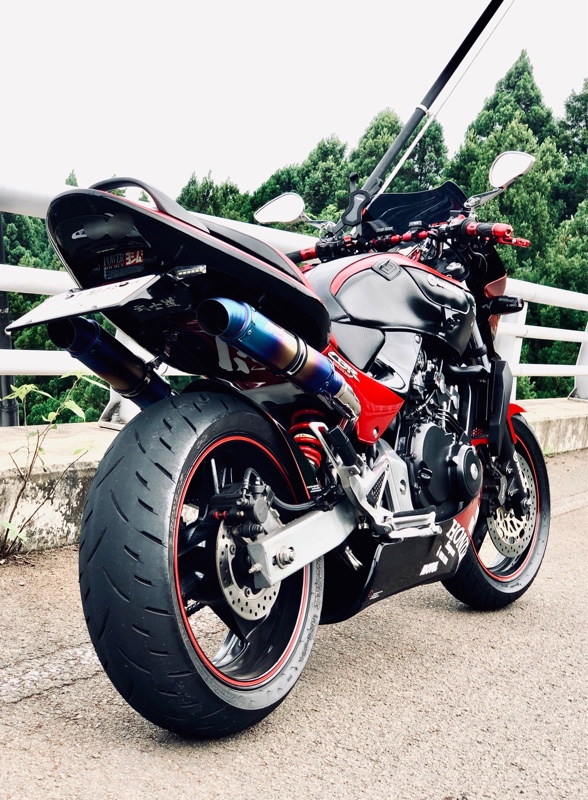 夢の2本出しマフラーにせよ〜!!（ホンダ ホーネット250）by カチャン