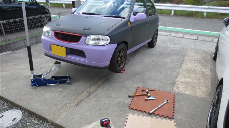 ドライブシャフト交換。（スズキ アルト・HA12S/22S/23S/12V/23V）by