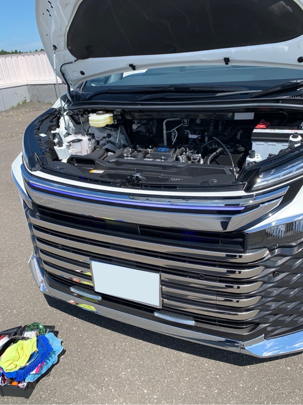 モデリスタシグネチャーイルミグリル取り付け♪ その②（トヨタ