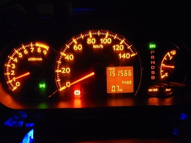 自発光式メーター流用成功 !!83800-B2V01（ダイハツ ミラ・L275/L285系