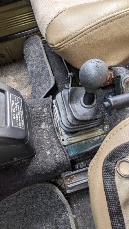 トランスファレバーが動かない（スズキ ジムニー・JA11）by さいとお
