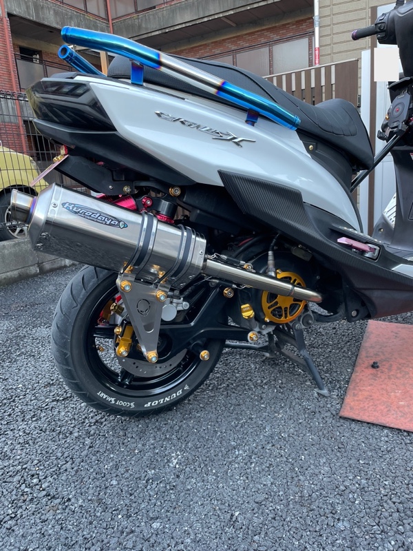 kurodayaマフラー（ヤマハ シグナスX SR）by shin＊ - みんカラ