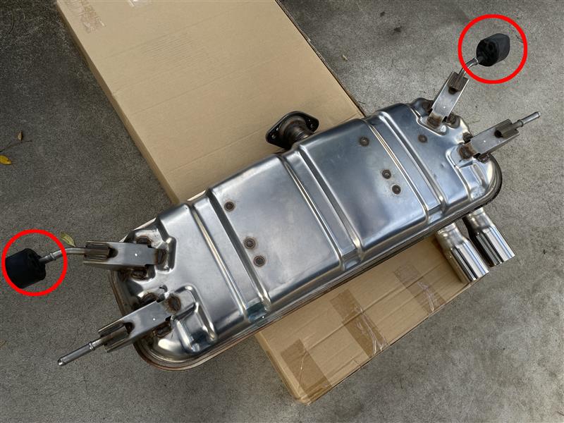 P52TからP5C1へ純正マフラー交換（マツダ ロードスター・ND）by