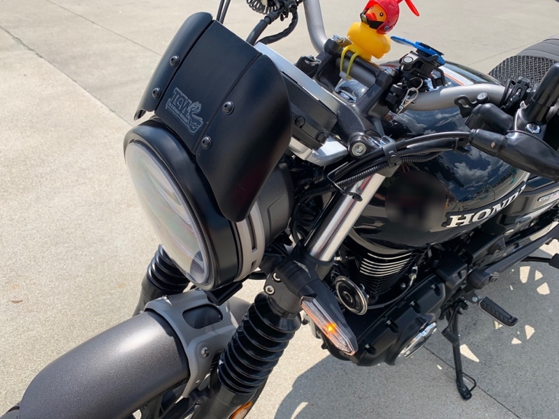 マジカルレーシングメーターバイザー取り付け（ホンダ GB350S）by やじ