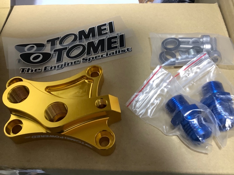 TOMEIオイルブロックアダプターN2取り付け前準備（日産 180SX・RS13