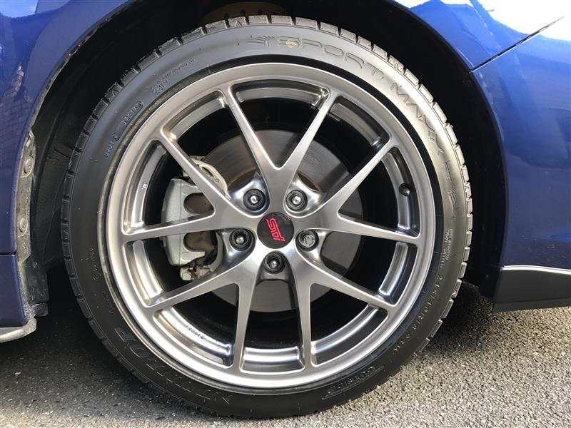スバル(純正) WRX STI TypeS 用BBSホイール のパーツレビュー