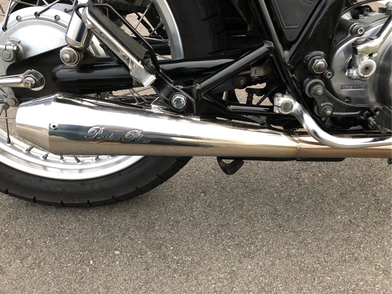 ペイトンプレイス ノートンタイプスリップオンマフラー のパーツ