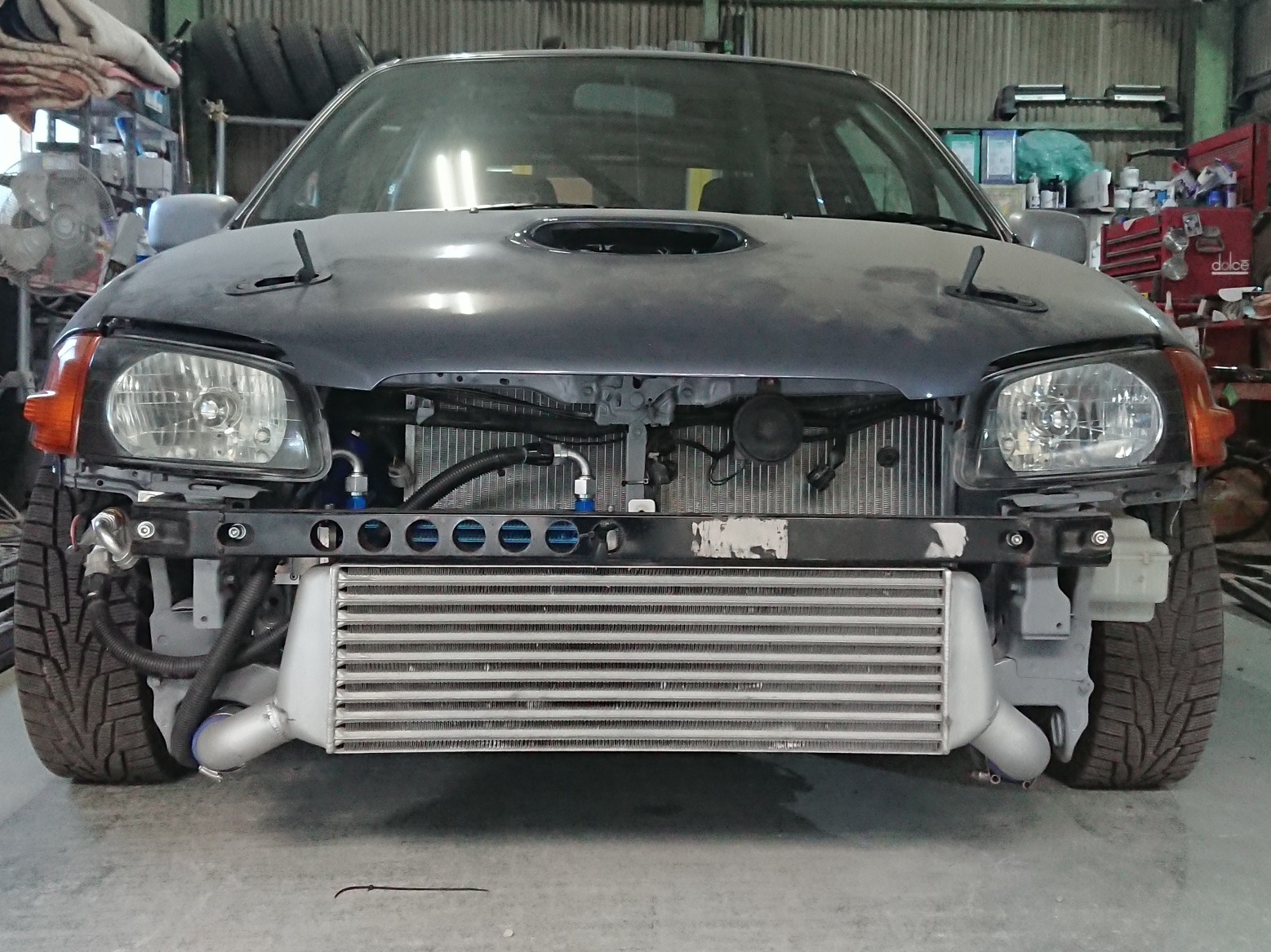 JAMRACING 前置きインタークーラー のパーツレビュー | スターレット