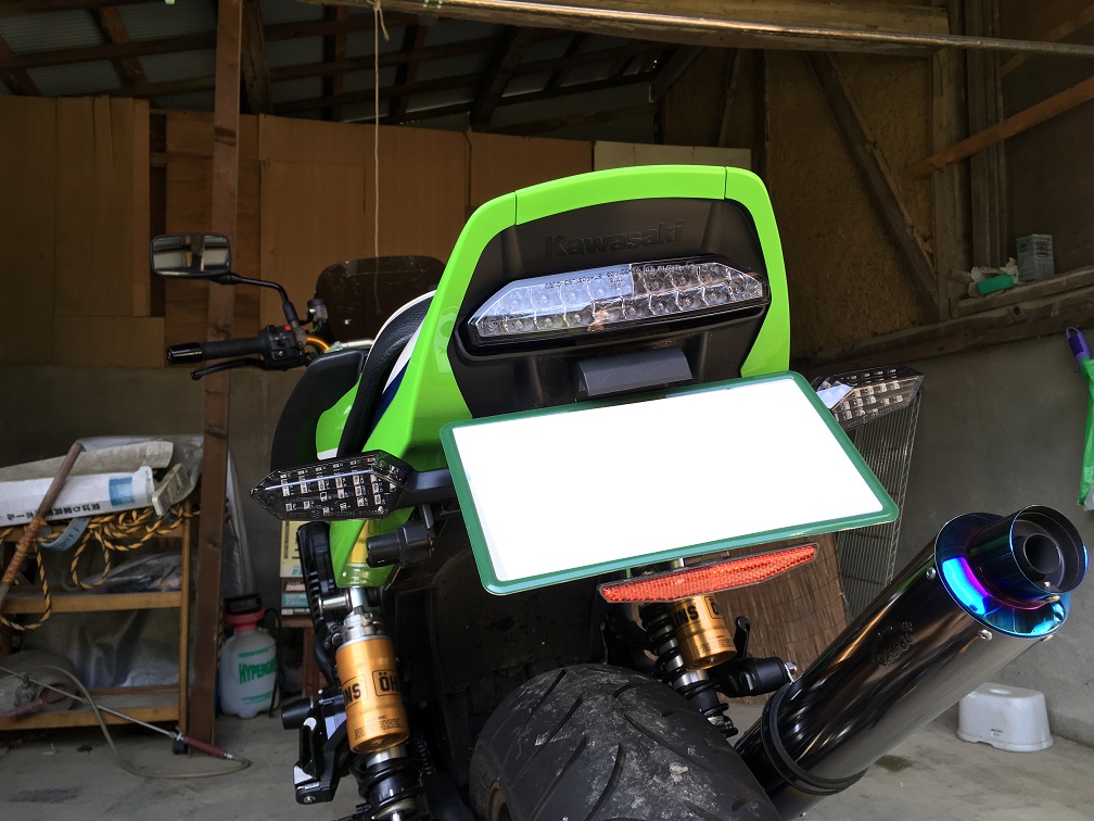 ポッシュフェイス LEDテール スモーク のパーツレビュー | ZRX1200