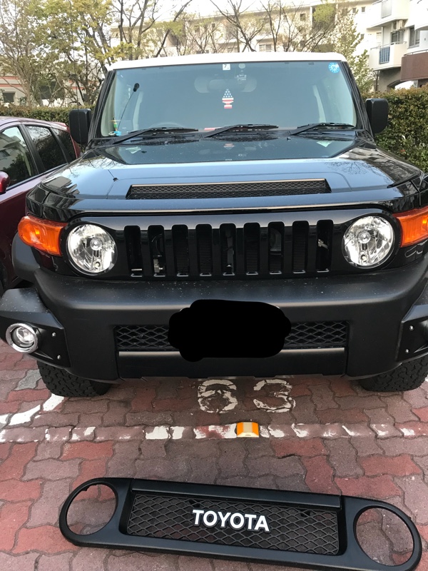 トヨタ(純正) フロントグリル（黒） のパーツレビュー | FJクルーザー