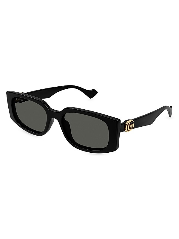 Gucci GG Generation Light 55MM Rectangular Sunglasses | Saks Fifth