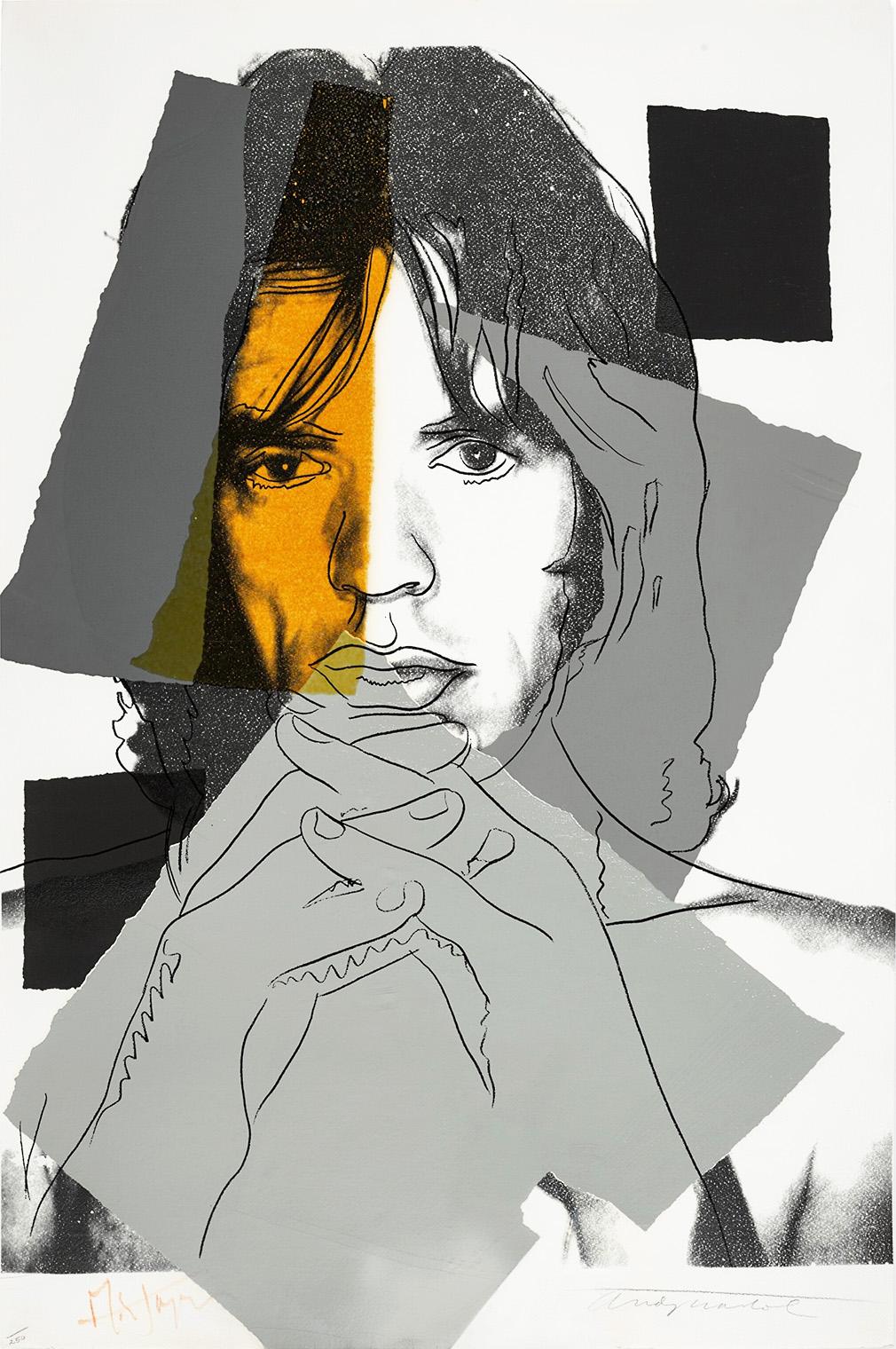 Andy Warhol Mick Jagger (F. & S. II.147) (Signed Print) 1975