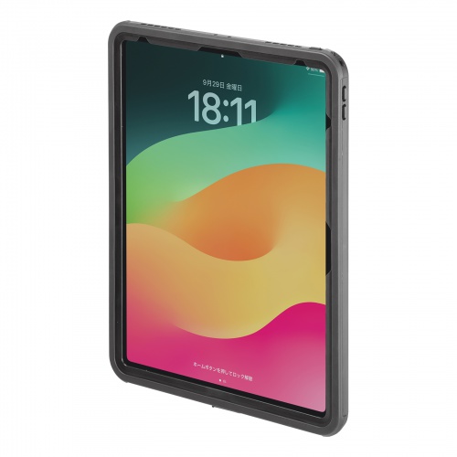 PDA-IPAD2116【iPad Air 13インチ（M3/2025、M2/2024）用耐衝撃防水