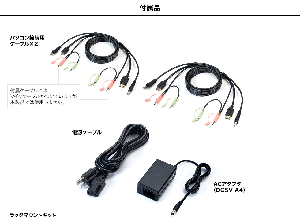 SW-KVM8HU【HDMI対応パソコン自動切替器(8:1)】HDMIディスプレイ、USB
