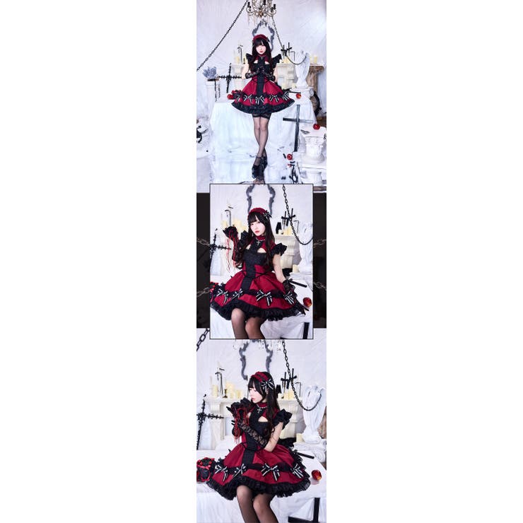 ダークエンブレムロマンティックメイド《オリジナルコスプレ6点セット