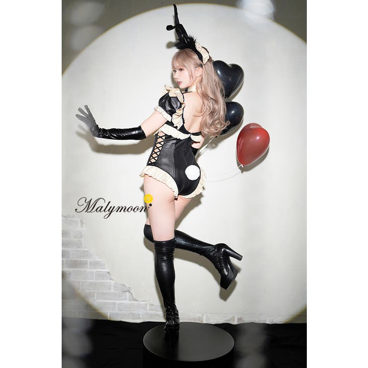 フレンチメイドバニー《ハロウィンコスプレ5点セット》【Malymoon