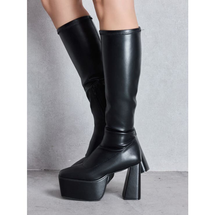 ストレッチチャンキーブーツ[品番：MKSW0066098]｜GYDA（ジェイダ）の