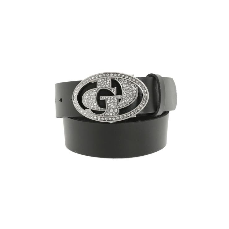 ラインストーンGDレザーワイドベルト[品番：MKSW0064069]｜GYDA