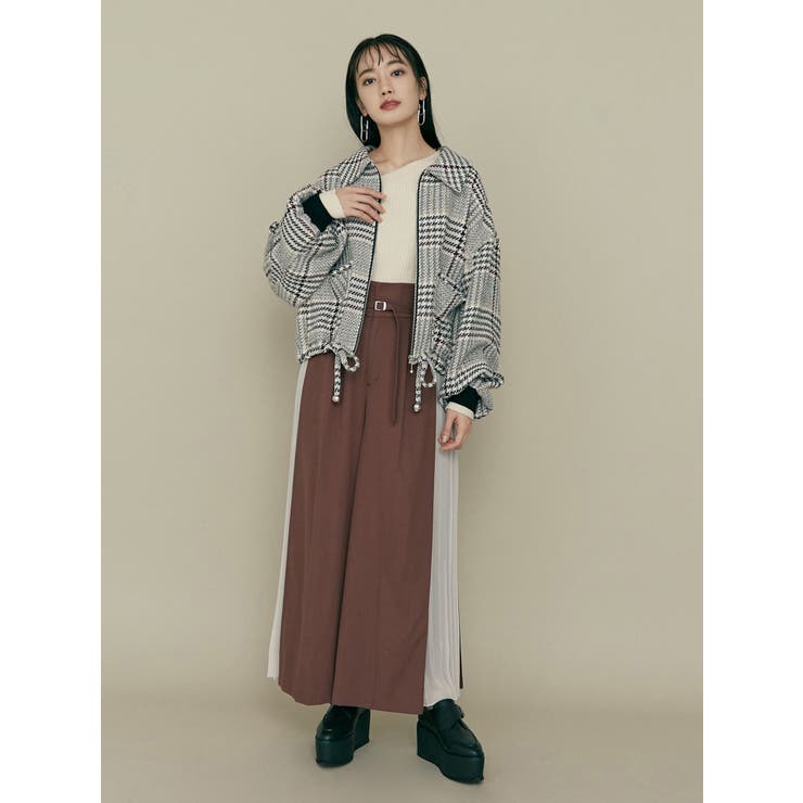 ✿α様❤️11点☘️P1☘MURUA シンプル ガウチョ カジュアルパンツ F