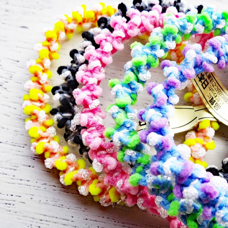 ヘアゴム 日本製 もこもこ[品番：MLOA0001290]｜Melody Accessory