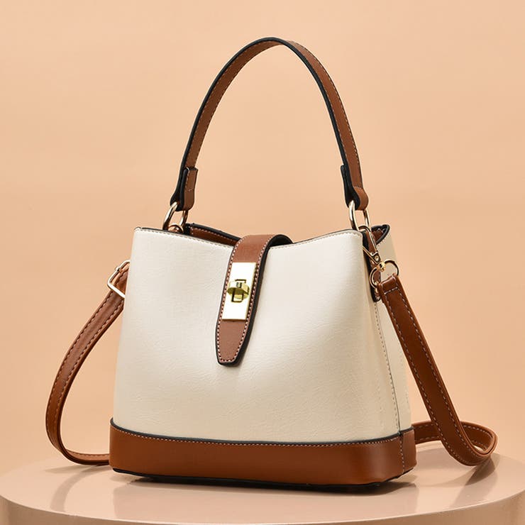 ショルダーバッグ バケツ型 ハンドバッグ[品番：AGCW0003974