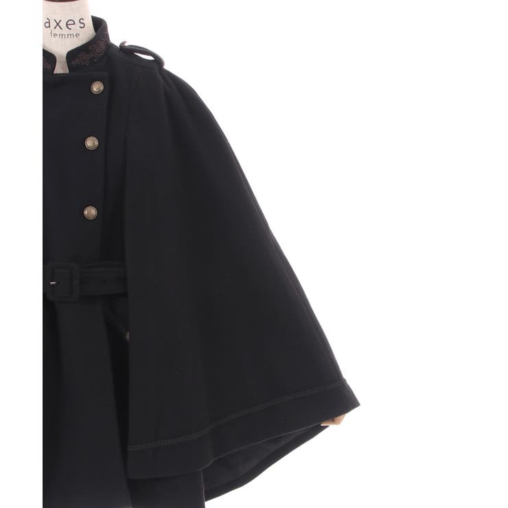 ダブルボタンケープコート[品番：IGAW0004220]｜axes femme