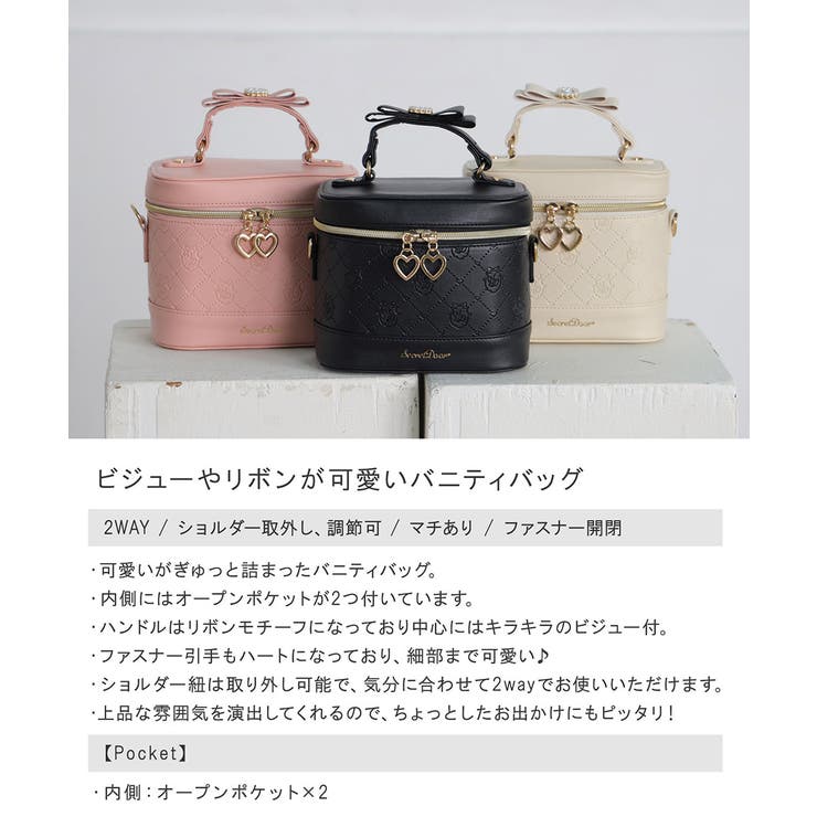 バニティ バニティバッグ ビジュー[品番：ALTB0002621]｜ALTROSE