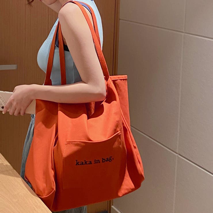 ビックサイズスクエアトートバッグ 大容量 A4サイズ収納可[品番