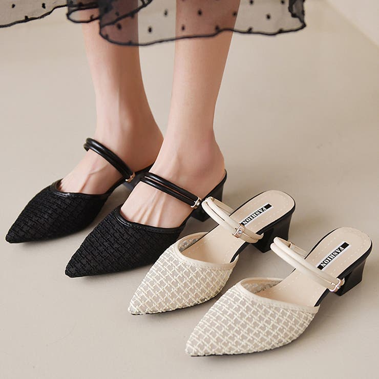 ミュール パンプスサンダル レディース[品番：AGCW0003065]｜SUNSHINE