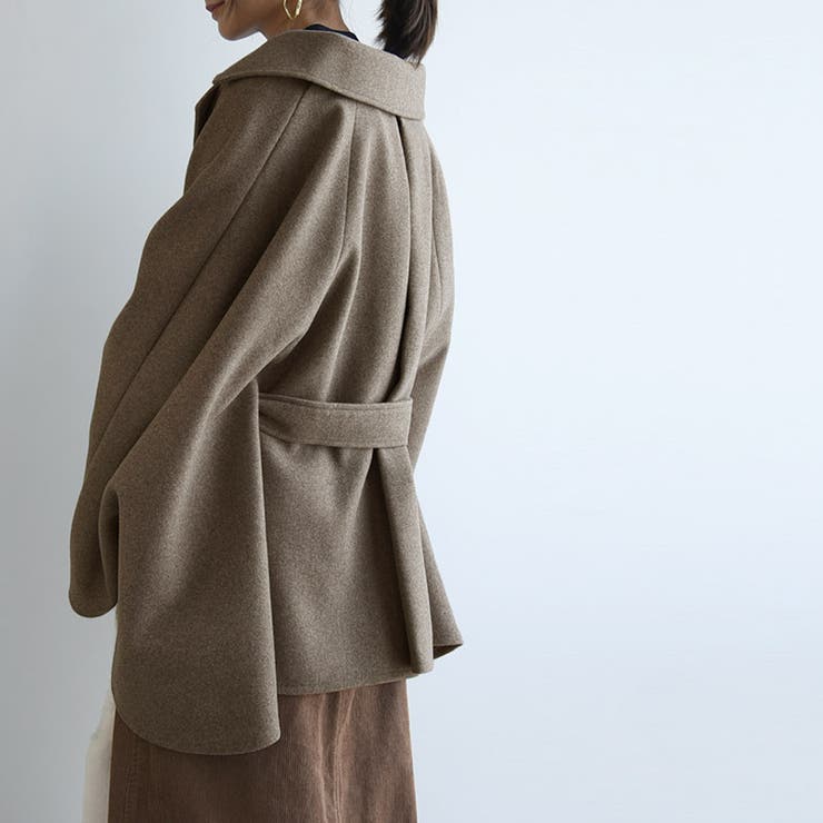 ポンチョコート コート ポンチョ[品番：ZX000006544]｜and it （アンド