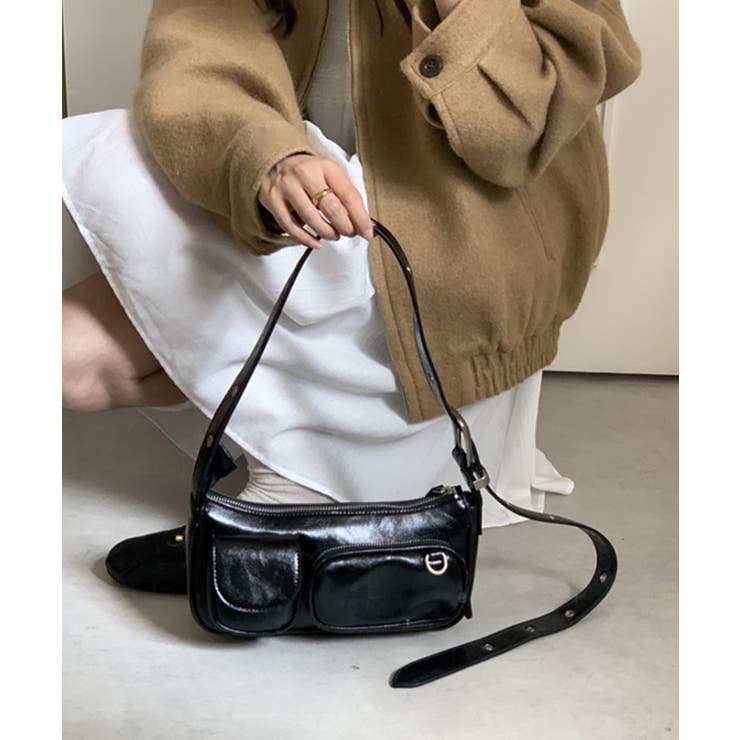 冬新作 ダブルポケット ベルトショルダー[品番：JP000006894]｜LOVERS